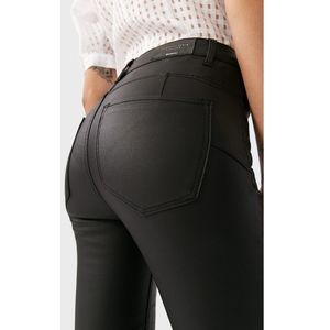 Stradivarius High Waist Push-up Coated Pant